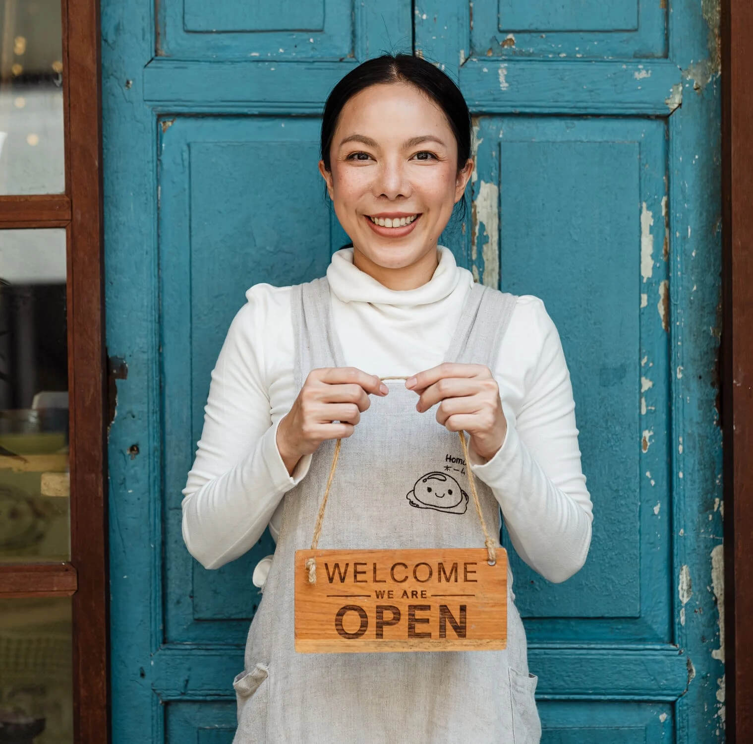 a person holding a paper