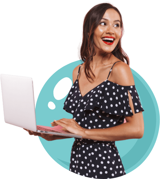 a woman holding a book